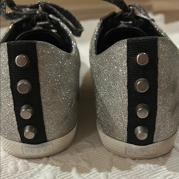 Gucci Bambi Sneakers glittery Retro-Inspired Design. Men’s size 11. Nearly new. - Picture 6 of 16